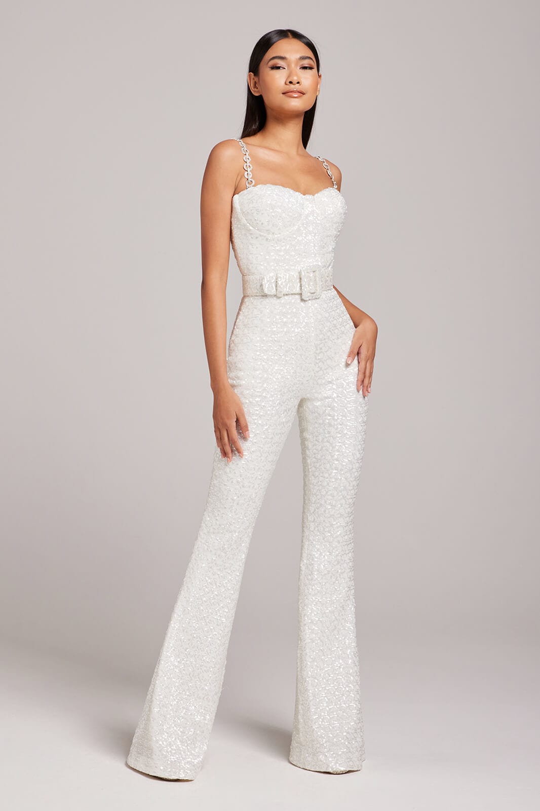 Lucinda White Jumpsuit NADINE MERABI