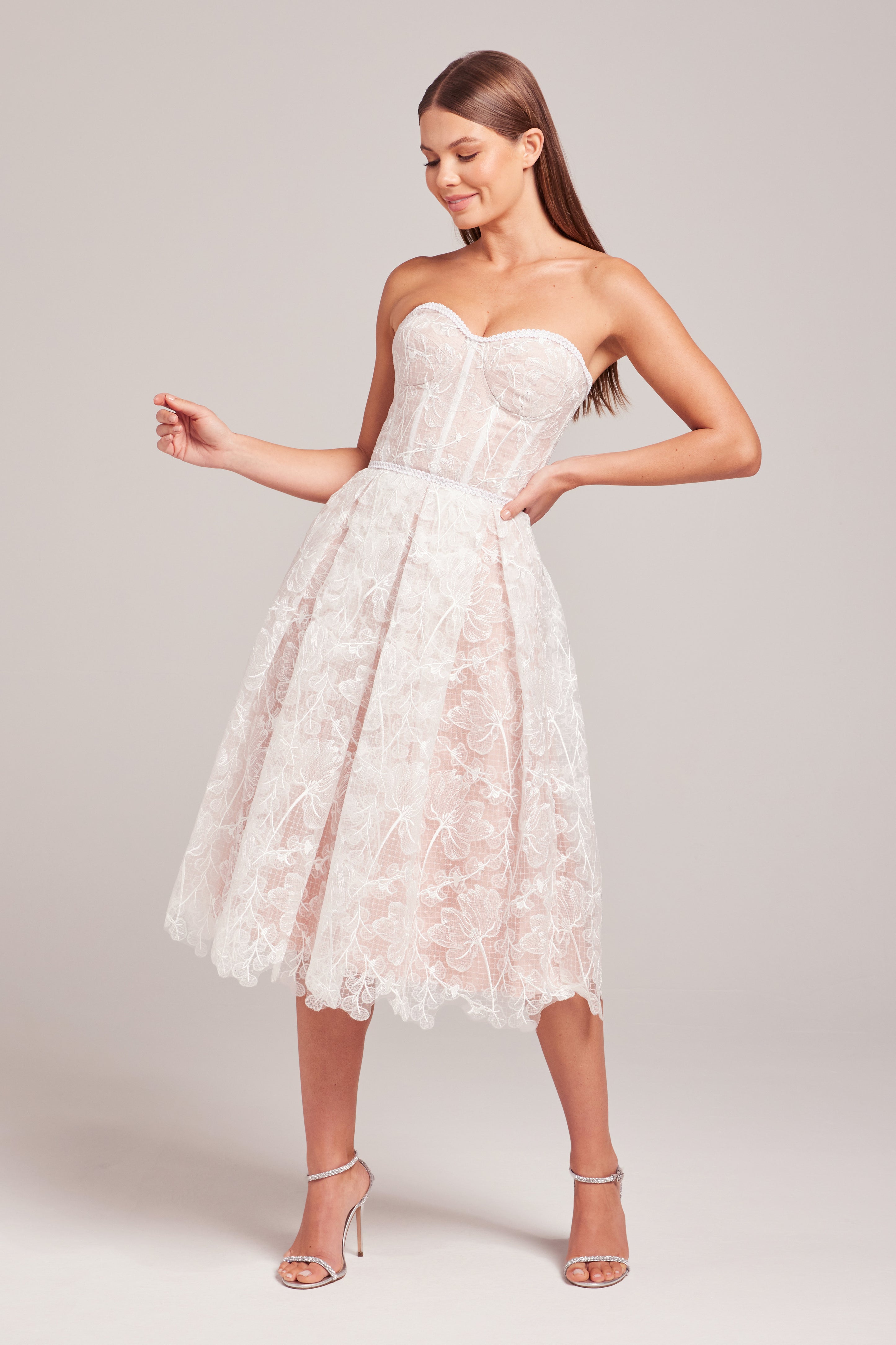 Olivia White Dress – NADINE MERABI