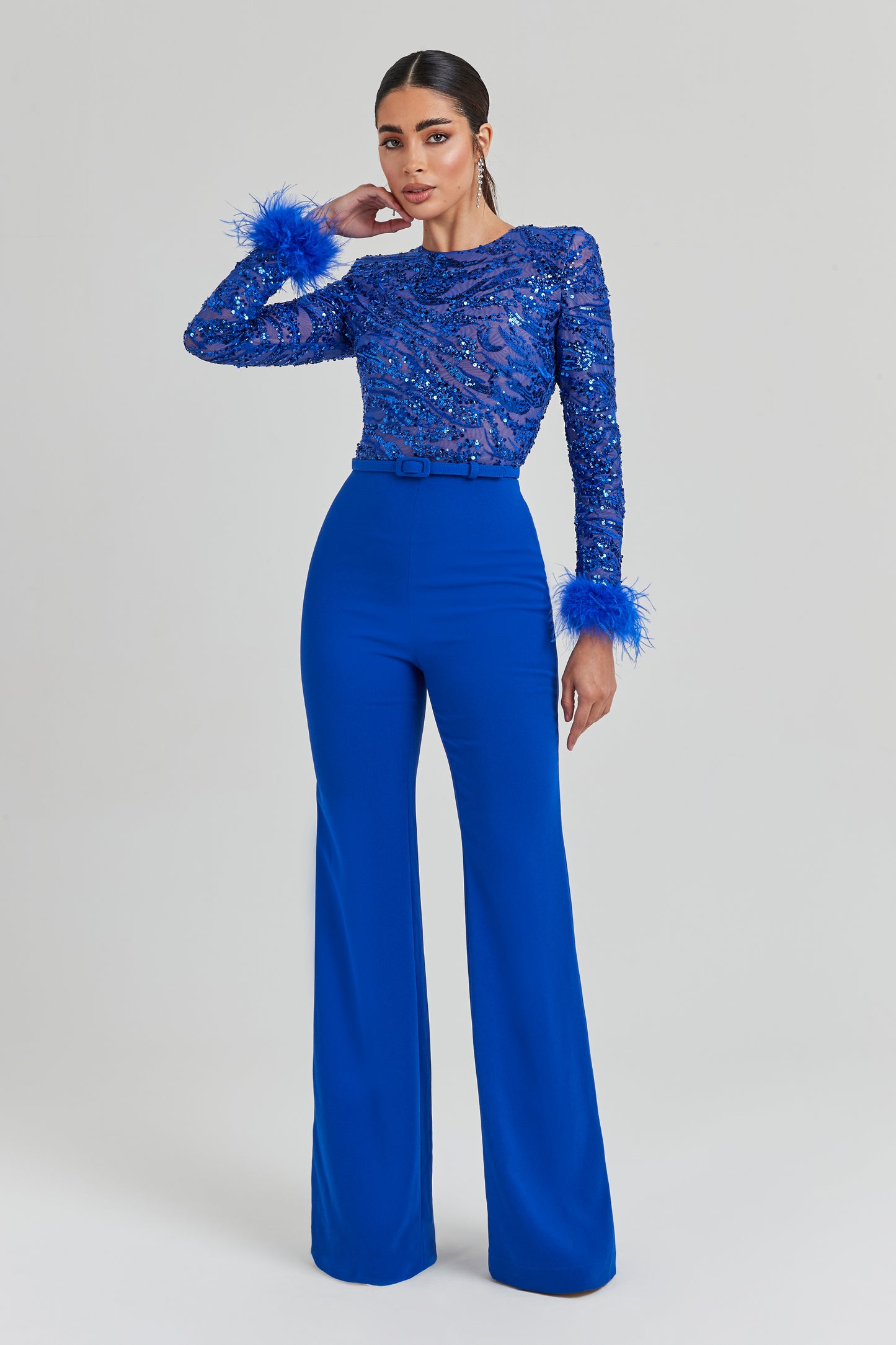 Ariana Blue Jumpsuit