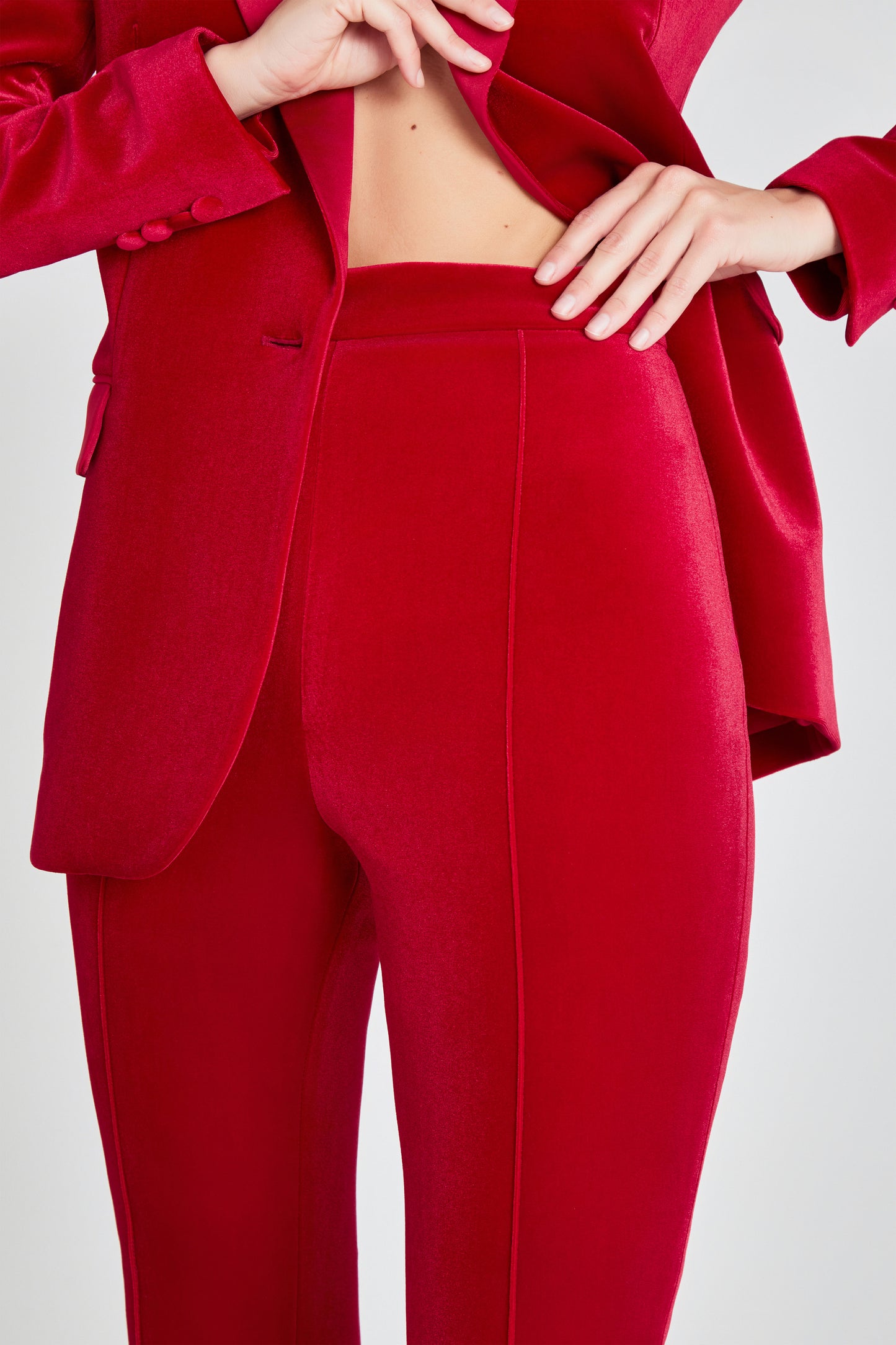 Beatrice Red Trousers