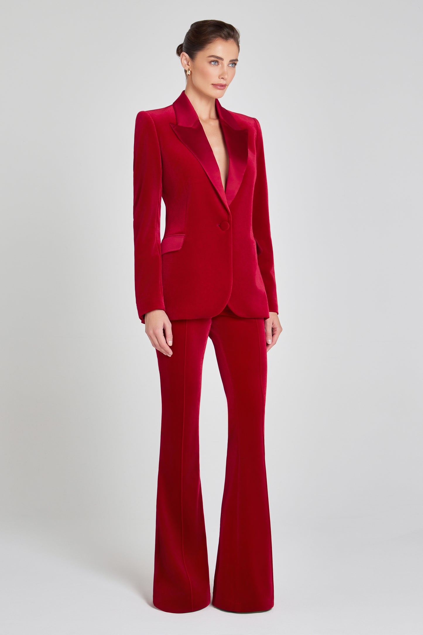 Beatrice Red Trousers