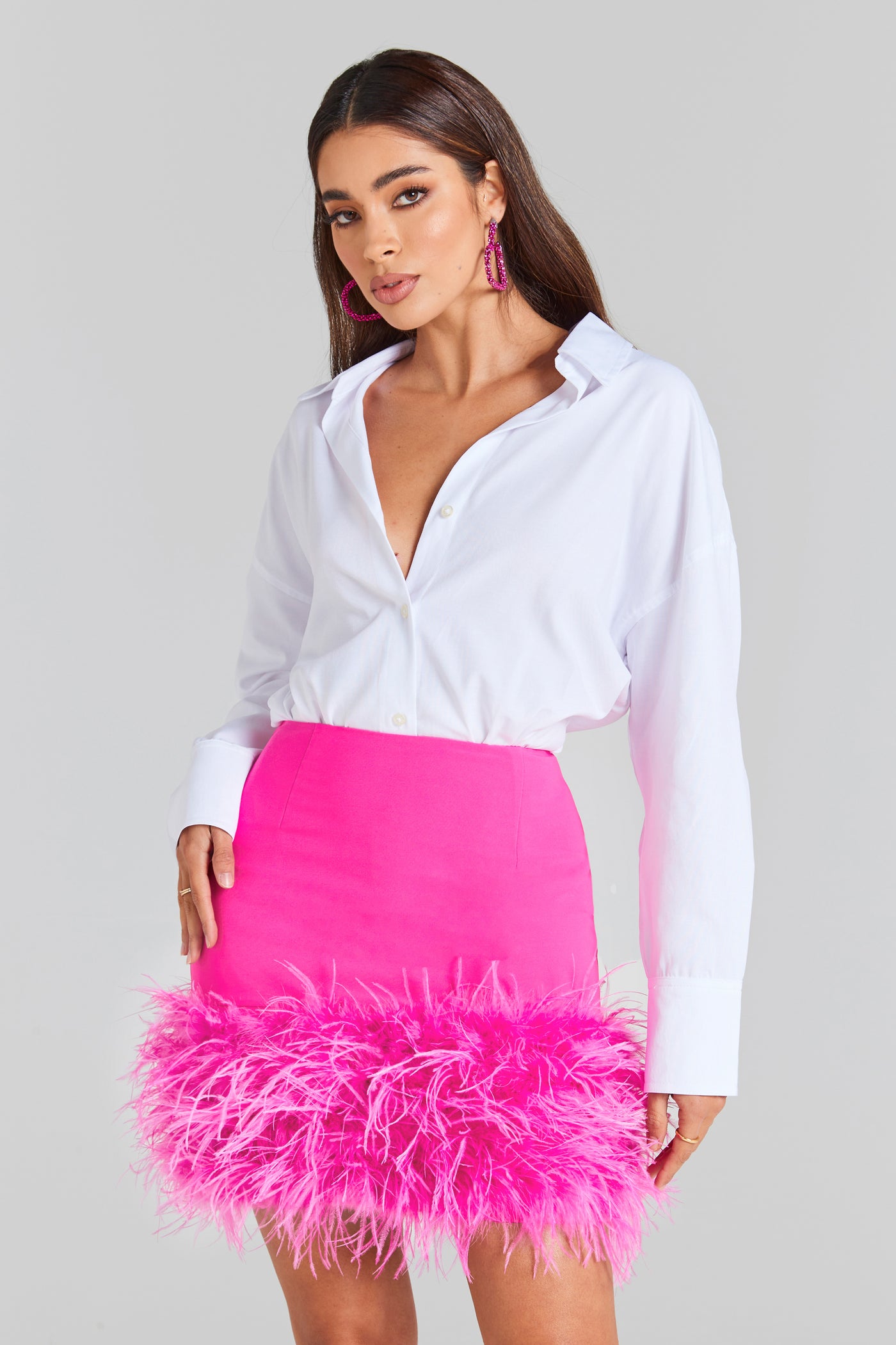 Faye Hot Pink Skirt, Skirts
