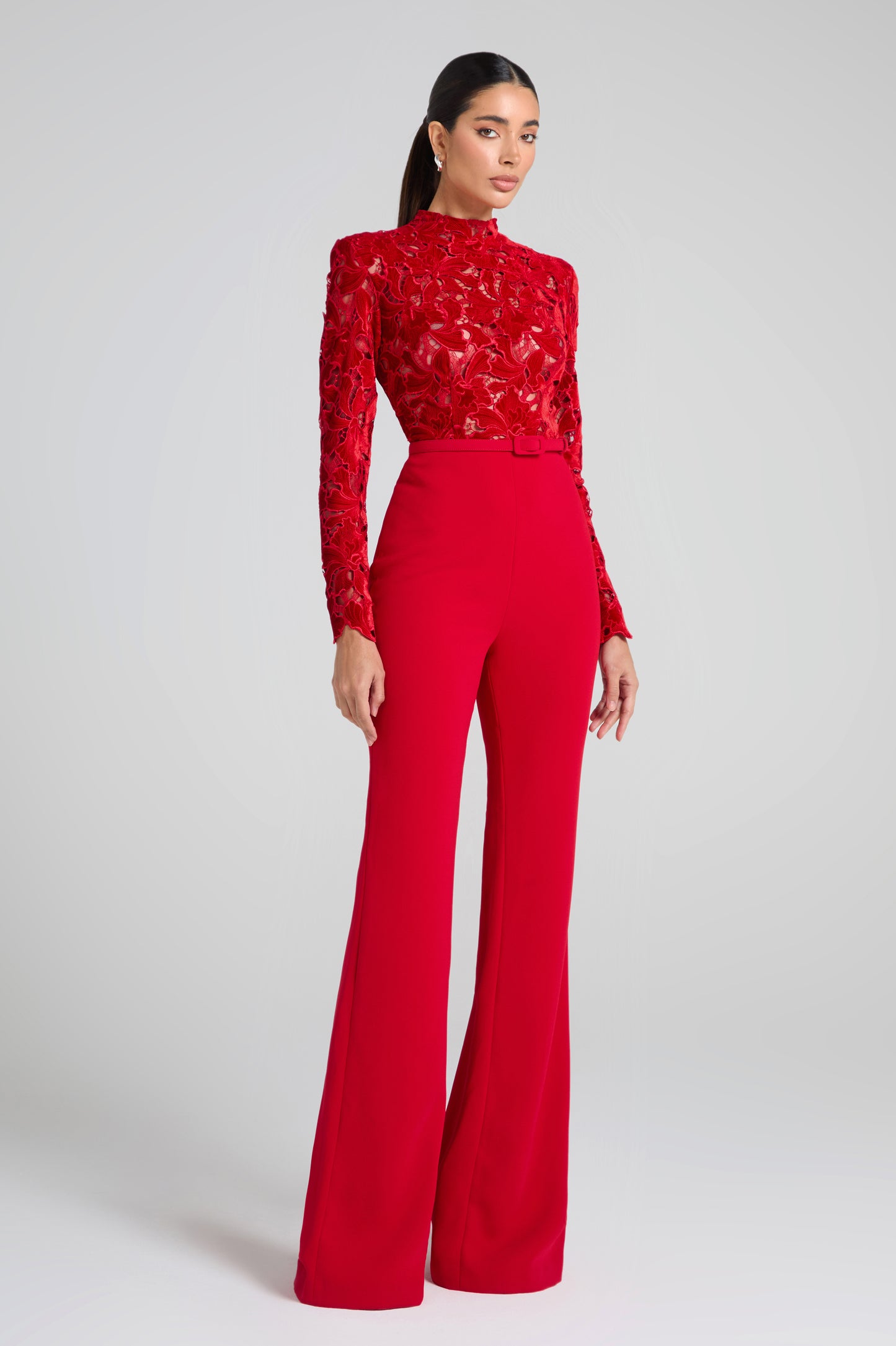 Eleanor Red Jumpsuit