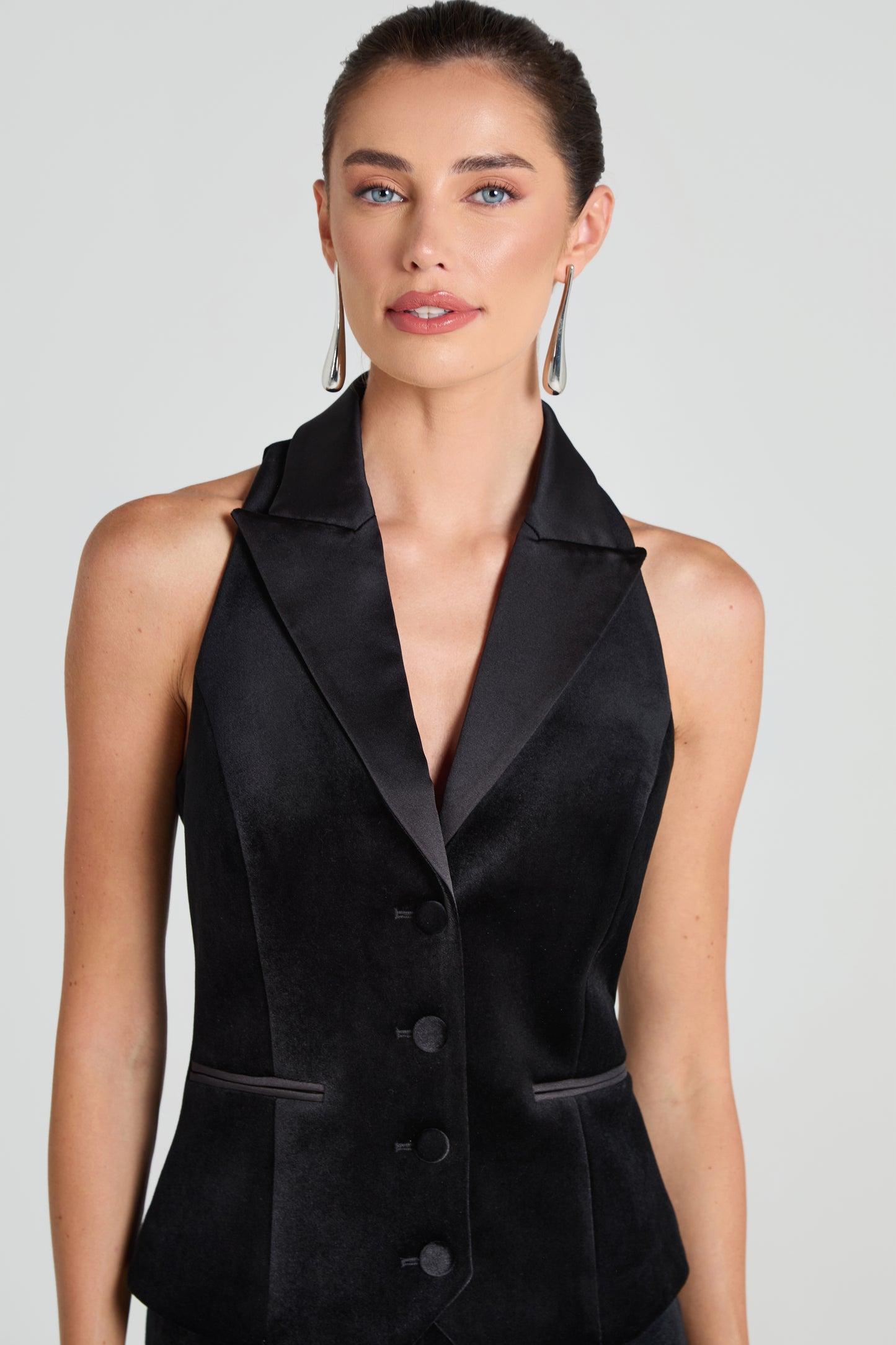 Lena Black Waistcoat