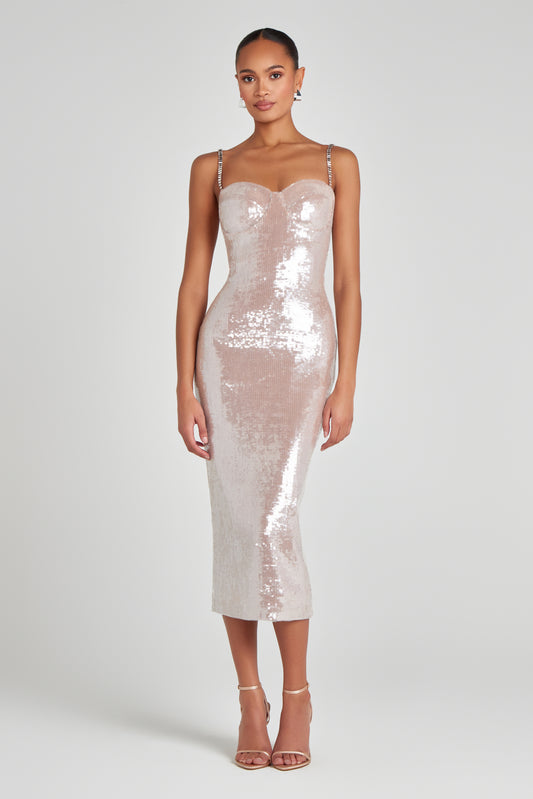 Nina Champagne Dress