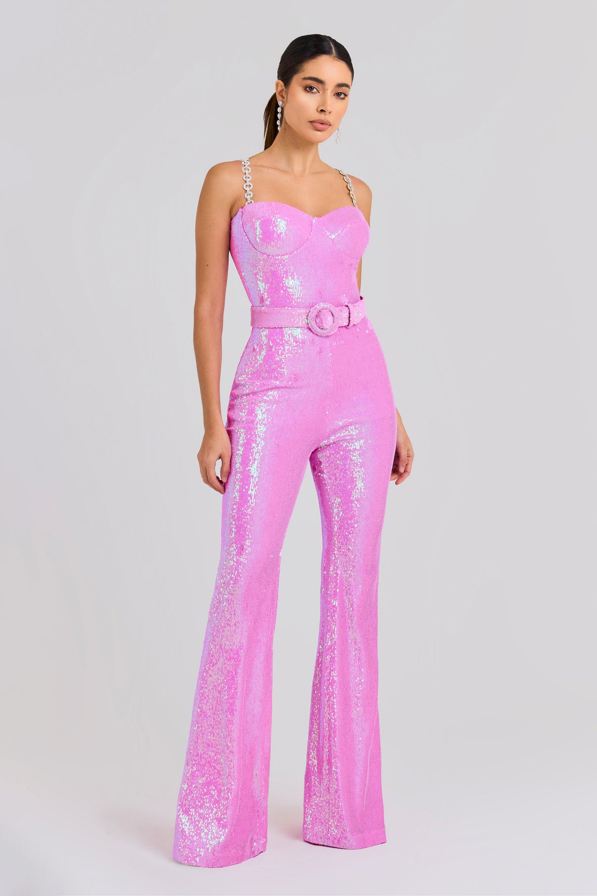 Tiffany Pink Jumpsuit – NADINE MERABI