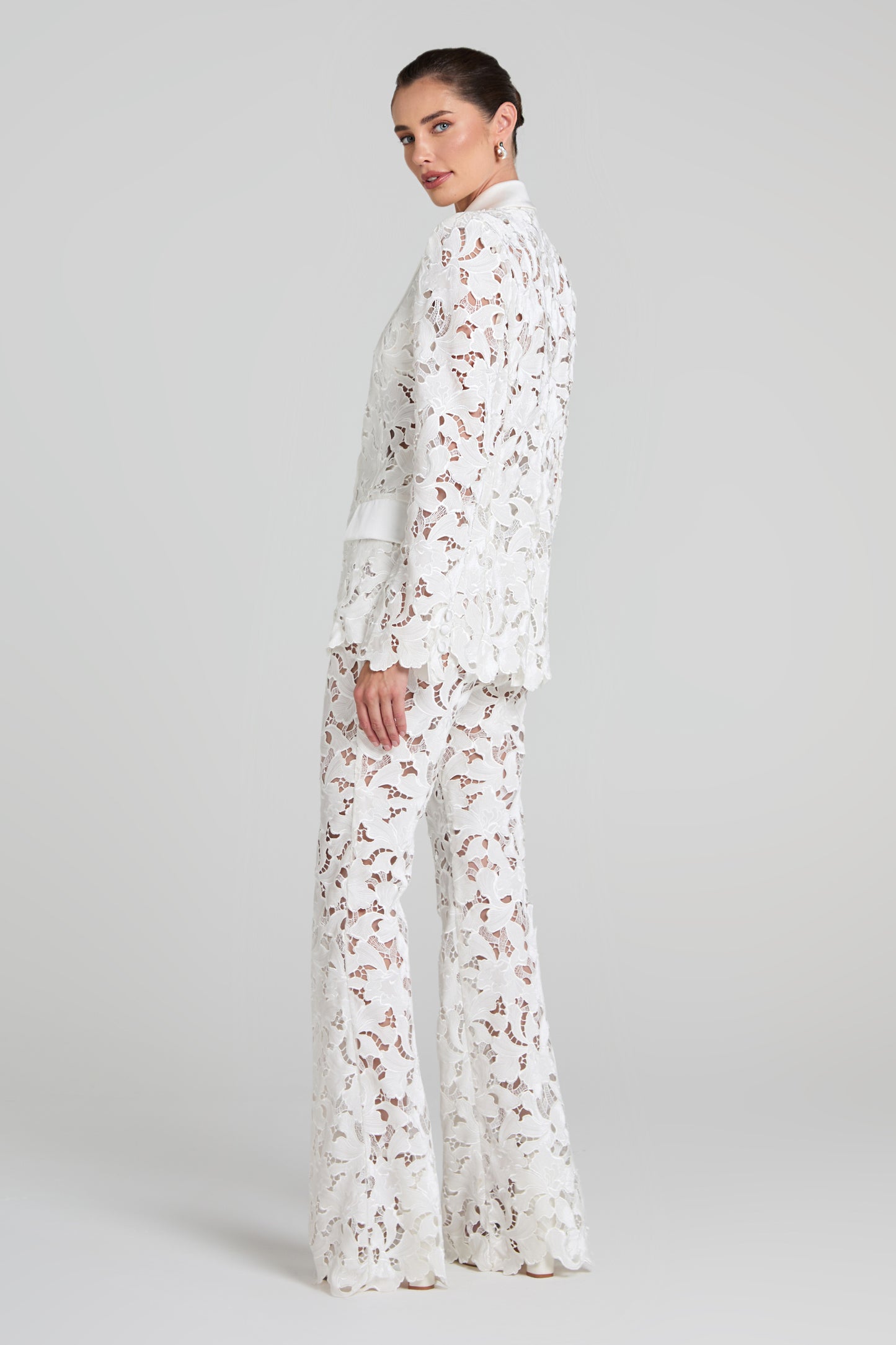 Valia White Trousers