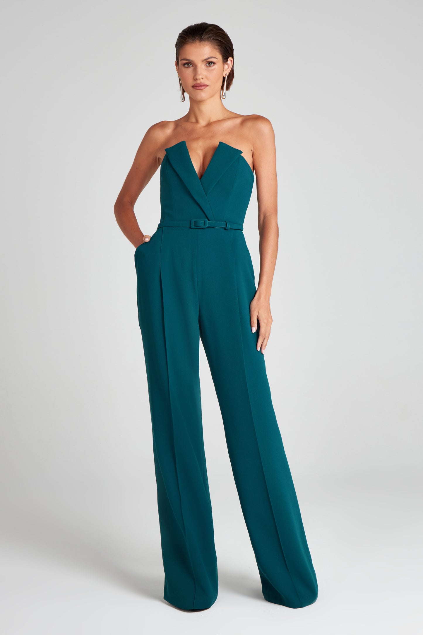 Vanessa Teal Jumpsuit