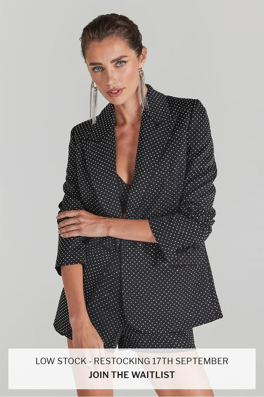 Kira Black Blazer