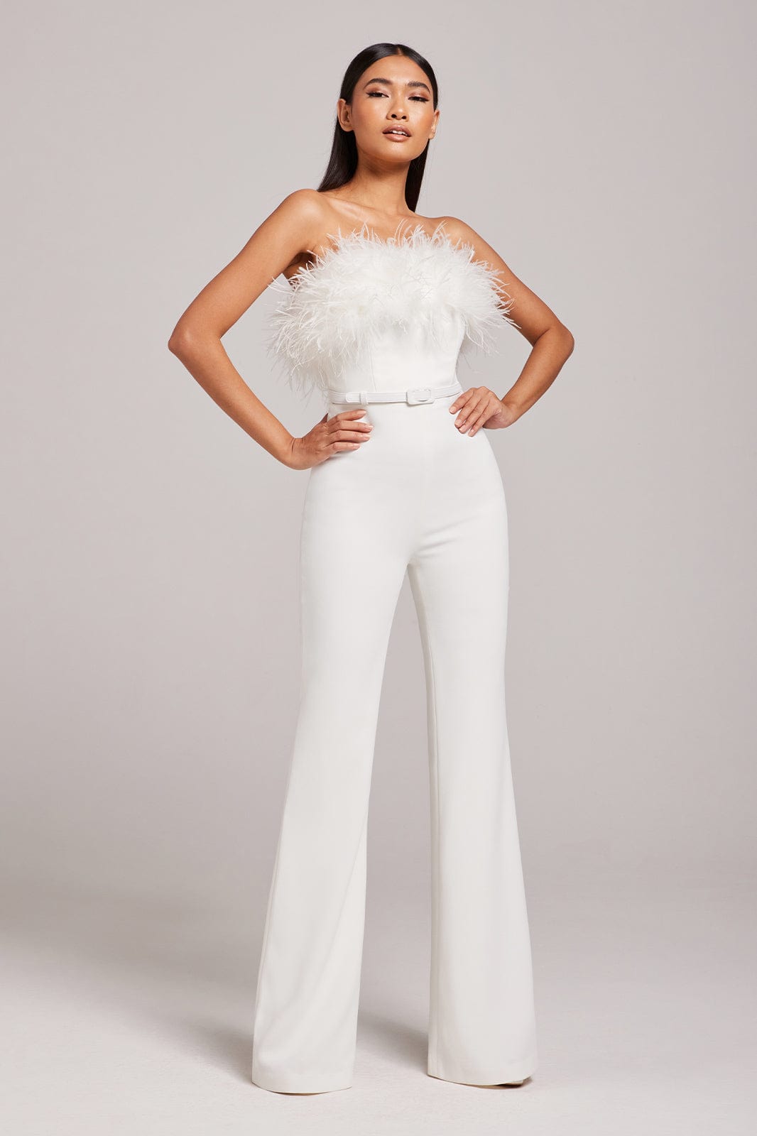 IDA - elegant white bridal jumpsuit – I SWEAR YOU